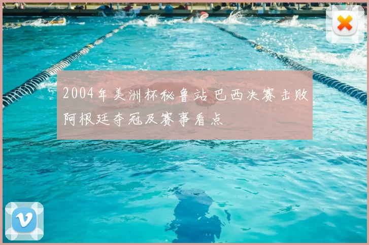 2004年美洲杯秘鲁站 巴西决赛击败阿根廷夺冠及赛事看点