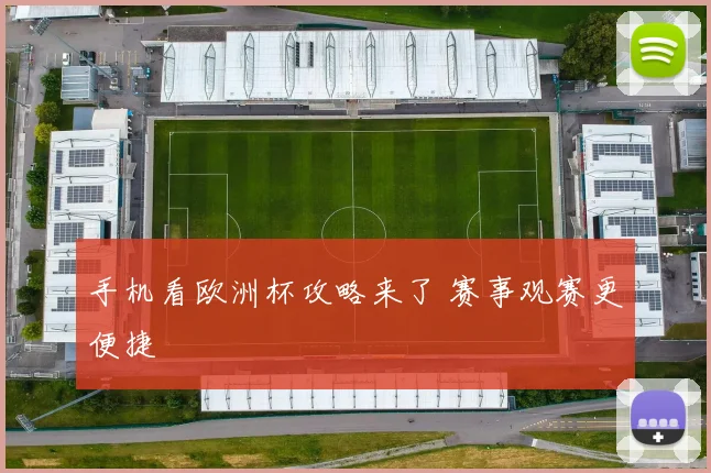 手机看欧洲杯攻略来了 赛事观赛更便捷